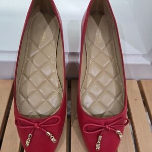 Michael Kors Red Women's Ballet Flats